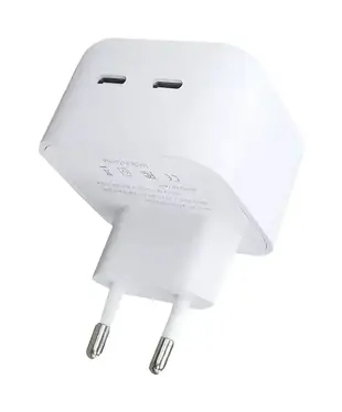 Мережевий зарядний пристрій Apple 35W Dual USB-C Port Compact Power Adapter (MNWM3) BOX