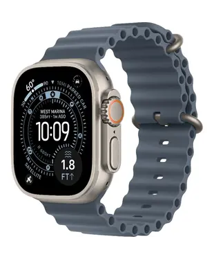 Apple Watch Ultra 3 GPS + Cellular 49mm Black Titanium Case with Black Ocean Band MF0J4