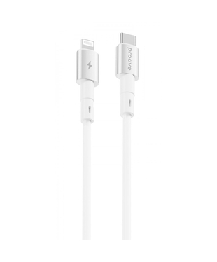 Кабель Proove Silicraft Type-C to Lightning 27W (1m) White