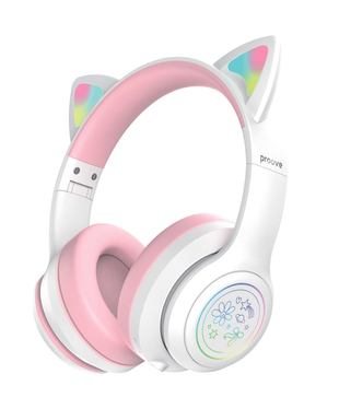 Бездротові навушники Proove Kids Neko (APP) White Pink
