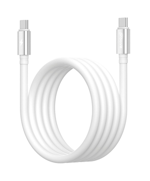 Кабель Proove Magneto Type-C to Type-C 60W (1m) White