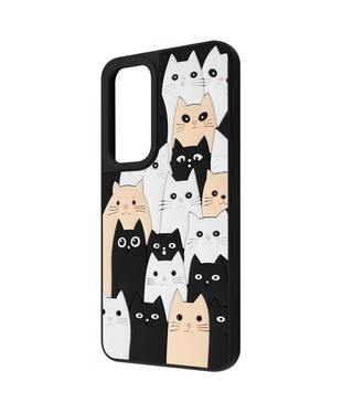 Чохол WAVE Doodle Case Samsung Galaxy A17 cats
