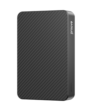 Зовнішній акумулятор Proove Carbon Slim 22.5W 10000mAh Black