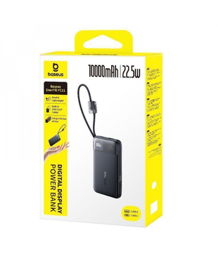 Зовнішній акумулятор Baseus EnerFill FC11 Digital Display 10000mAh 22.5W Blue
