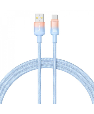 Кабель Baseus Discolor Series Fast Charging Type-C 100W (1m) Blue