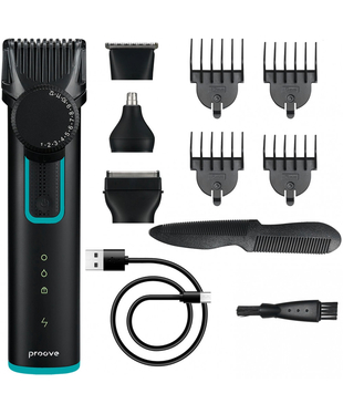 Універсальний тример Proove Dorian 5in1 Black