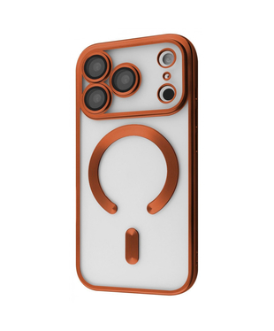 Чохол Metal Matte Case with Magnetic Ring iPhone 17 Pro Cosmic Orange