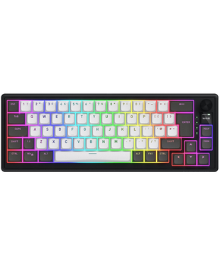 Клавіатура механічна HATOR Skyfall 65 PRO wireless (HTK4160EU) UK-ISO, silent switches Gray Black