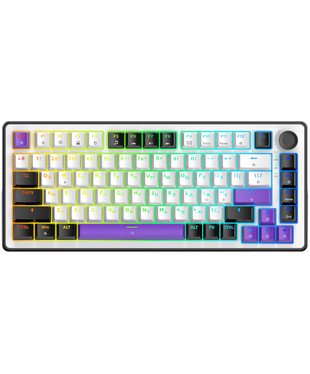 Клавіатура механічна HATOR Hellyberry HK75 - White Purple