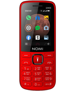 Мобільний телефон Nomi i2403 Red