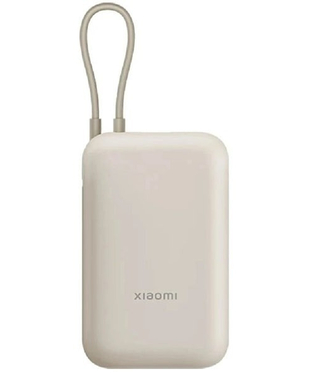 Зовнішній акумулятор Xiaomi 10000mAh 22.5W (Integrated Cable) (BHR9072GL) Beige