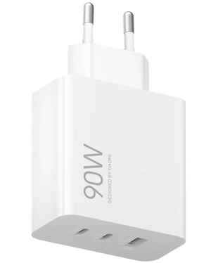 Мережевий зарядний пристрій Xiaomi 90W HyperCharge 1U+2C (BHR087MEU) White