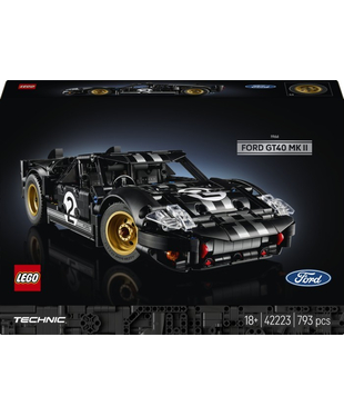 Конструктор LEGO® Technic Автомобіль для перегонів Ford GT40 MKII 1966 року (42223)