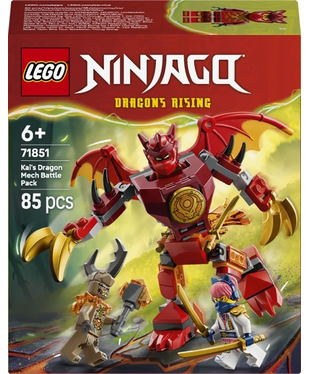 Конструктор LEGO® Ninjago Бойовий набір робота Дракона Кая (71851)