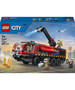 Конструктор LEGO® City Пожежна вантажівка в аеропорту (60499)