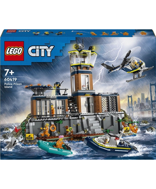 Конструктор LEGO® City Поліцейський острів-в'язниця (60419)