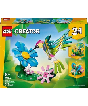 Конструктор LEGO® Creator Дикі тварини: барвистий колібрі (31384)