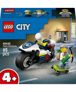 Конструктор LEGO® City Переслідування на поліцейському мотоциклі (60455)