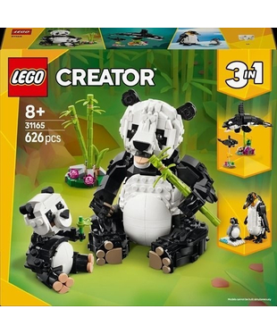 Конструктор LEGO® Creator Дикі тварини: пандові (31165)