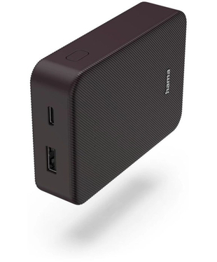 Зовнішній акумулятор Hama 10000mAh 15W (00201712) Plum