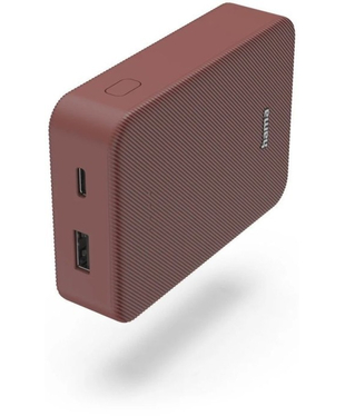 Зовнішній акумулятор Hama 10000mAh 15W (00201714) Red