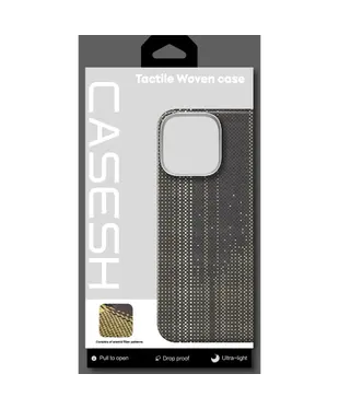 Чохол CaseSH Tactile Woven Magnetic Metal Frame for Apple iPhone 16 Pro Max S34