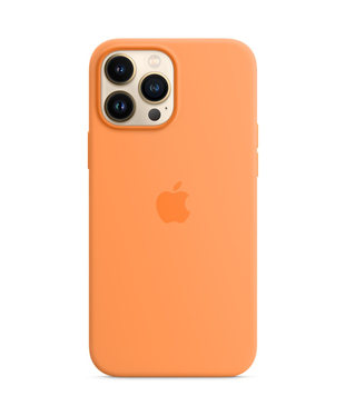 Чохол Apple iPhone 13 Pro Max Silicone cases MagSafe with animation Marigold