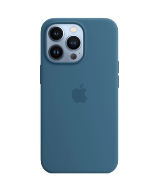 Чохол Apple iPhone 13 Pro Max Silicone cases MagSafe with animation Blue Jay