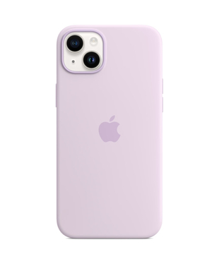 Чохол Apple iPhone 14 Silicone cases MagSafe NO animation Lilac