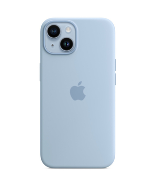 Чохол Apple iPhone 14 Plus Silicone cases MagSafe NO animation Sky
