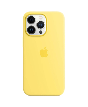 Чохол Apple iPhone 13 Pro Max Silicone cases MagSafe with animation Lemon Zest