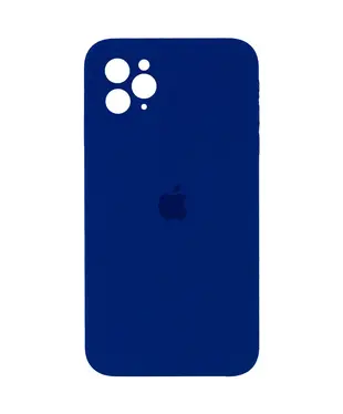 Чохол Apple iPhone 14 Pro Max Silicone cases Full cover close camera Navy Blue