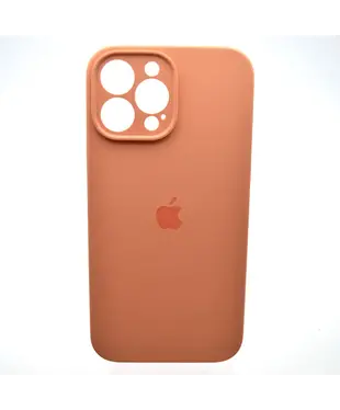 Чохол Apple iPhone 14 Pro Max Silicone cases Full cover close camera Begonia