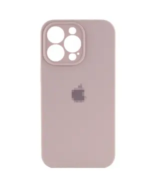 Чохол Apple iPhone 14 Pro Silicone cases Full cover close camera Lavender