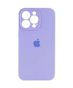 Чохол Apple iPhone 14 Pro Silicone cases Full cover close camera Elegant Violet
