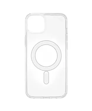 Чохол прозорий Apple iPhone 14 Plus Transparent MagSafe NO animation open camera