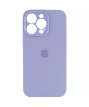 Чохол Apple iPhone 14 Pro Max Silicone cases Full cover close camera Elegant Violet