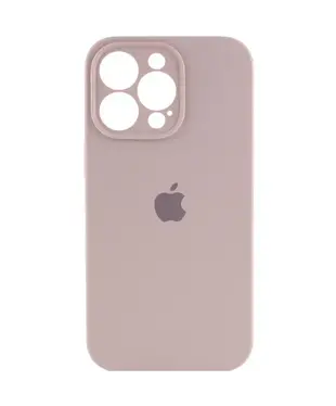 Чохол Apple iPhone 14 Pro Max Silicone cases Full cover close camera Lavender