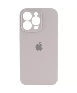 Чохол Apple iPhone 14 Pro Silicone cases Full cover close camera Rock Ash
