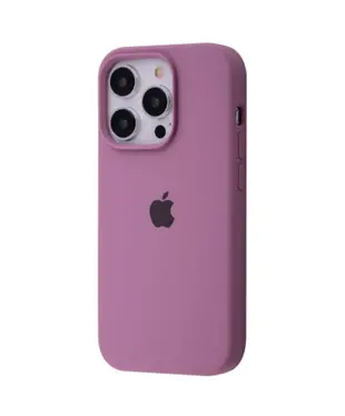 Чохол Apple iPhone 14 Pro Max Silicone cases Full cover open camera Blackcurrant