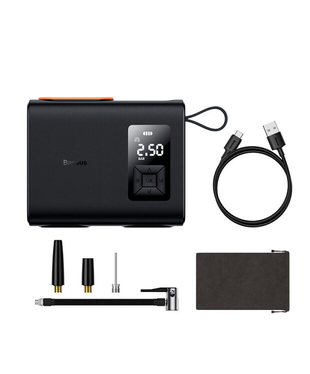 Автомобильный насос Baseus Mega EnergyPump Series Dual Cylinder Wireless Inflator (CRNL060001)