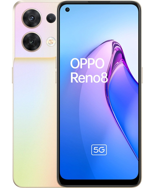 Смартфон OPPO Reno8 5G 8/256GB Shimmer Gold