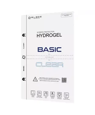 Защитная гидрогелевая пленка BLADE Hydrogel Screen Protection BASIC (clear glossy)