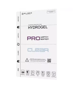 Защитная гидрогелевая пленка BLADE Hydrogel Screen Protection PRO (clear glossy) WATCH EDITION