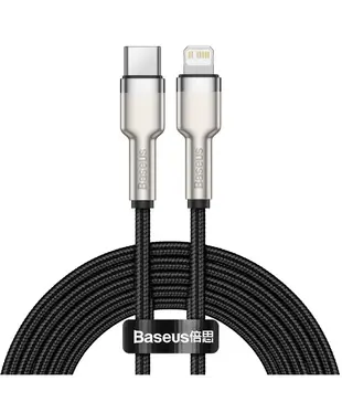 Кабель Baseus Cafule Metal Type-C to Lightning PD 20W (2m) (black)