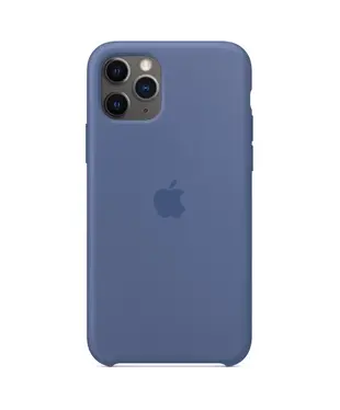 Чехол силиконовый Apple iPhone 11 Pro Max Linen Blue