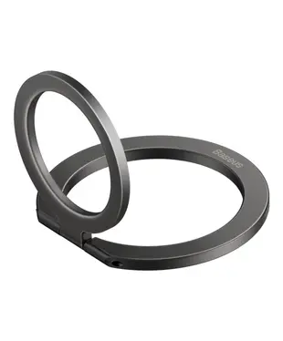 Кольцо-держатель для телефона Baseus Halo Series Foldable Metal Ring Stand Grey (SUCH000013)