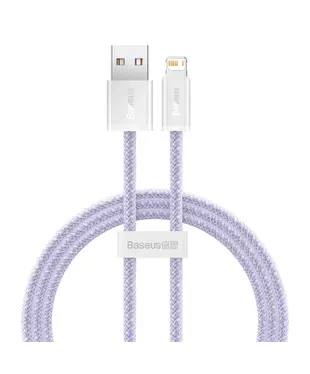 Кабель Baseus Dynamic 2 Series Fast Charging Data Cable USB to iP 2.4A 1m Purple (CALD040005)