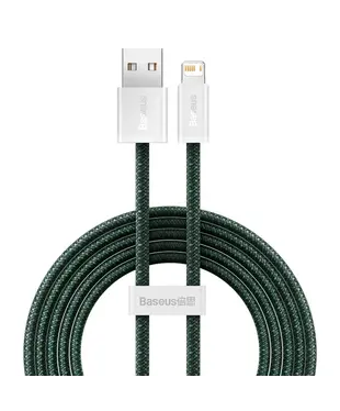 Кабель Baseus Dynamic 2 Series Fast Charging Data Cable USB to iP 2.4A 2m Green (CALD040106)