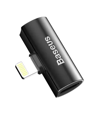 Переходник Baseus iP Male to Dual iP Female Adapter L46 Black (CAL46-01)